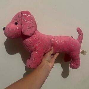 Dan‎ Dee Pink Foot Long Dachshund “Hot  Dog” VTG